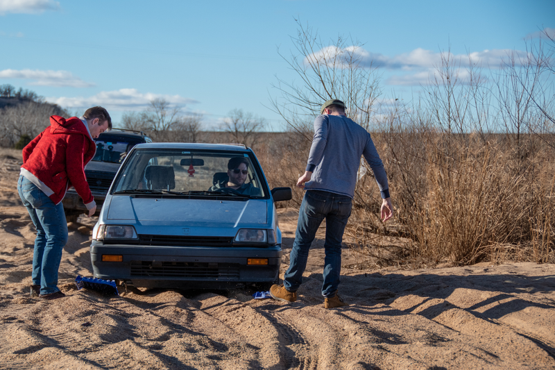 Illustration for article titled A Wagovan, Renegade, Suzuki, and a XTerra Go Offroading